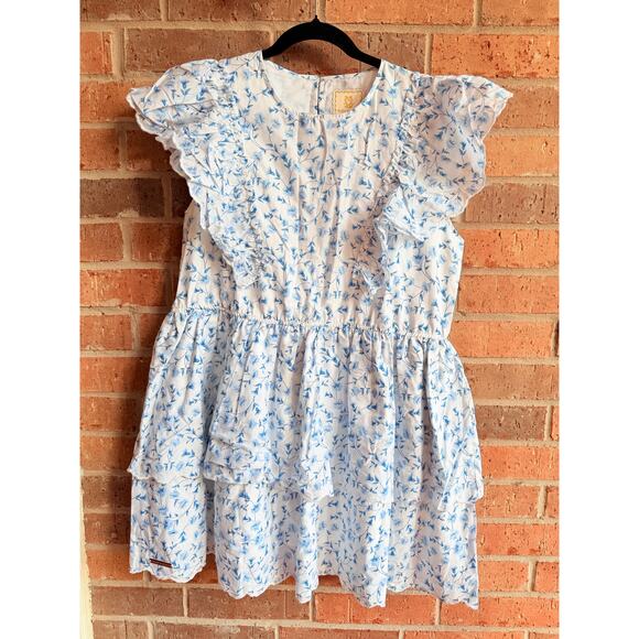 Simply Southern Dresses & Skirts - Simply Southern Blue Floral Babydoll Dress Size Large NWT